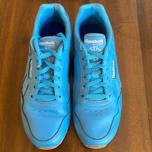 Brand new baby blue leather vintage Reebok